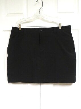 Eddie Bauer Size 16 Adventurer 2.0 Skort Black Solid